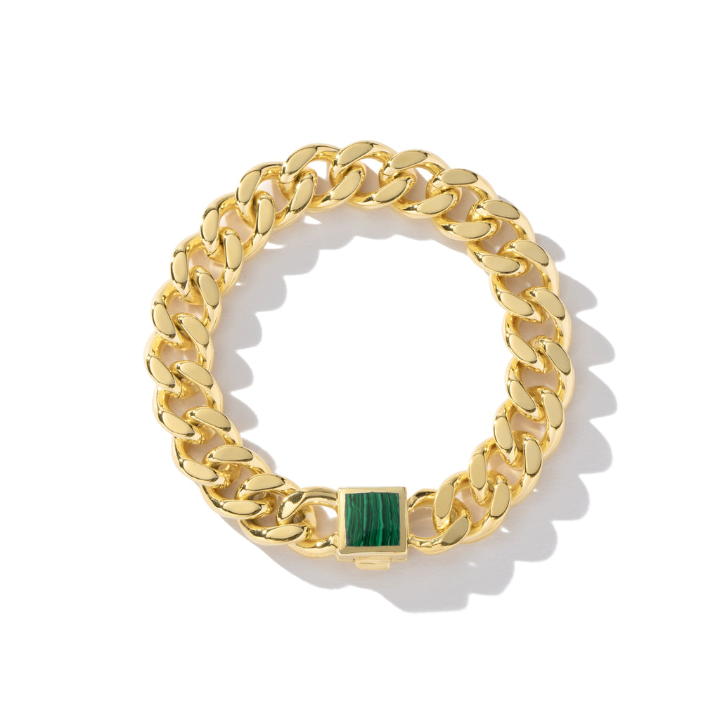 Gold Vera Cuban Chain Bracelet – Bold & Timeless Style