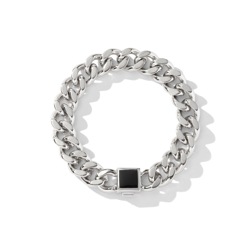 Silver Vera Cuban Chain Bracelet – Effortless Style, Lasting Shine