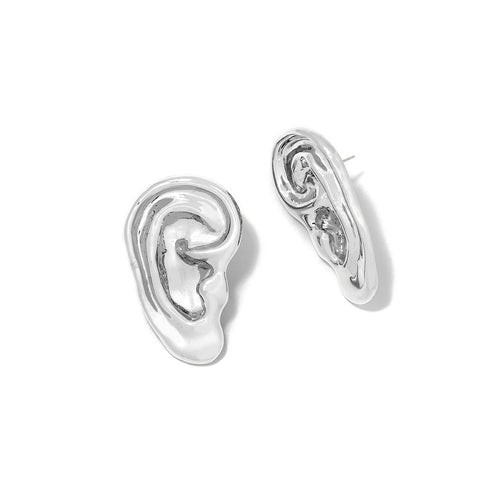 Chic Silver Shine – Silver Large Earring