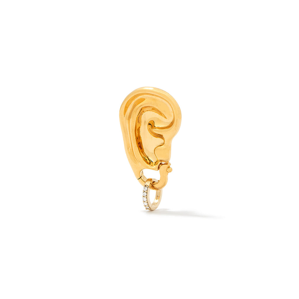 Minimalist Chic – Gold Clasp Earring