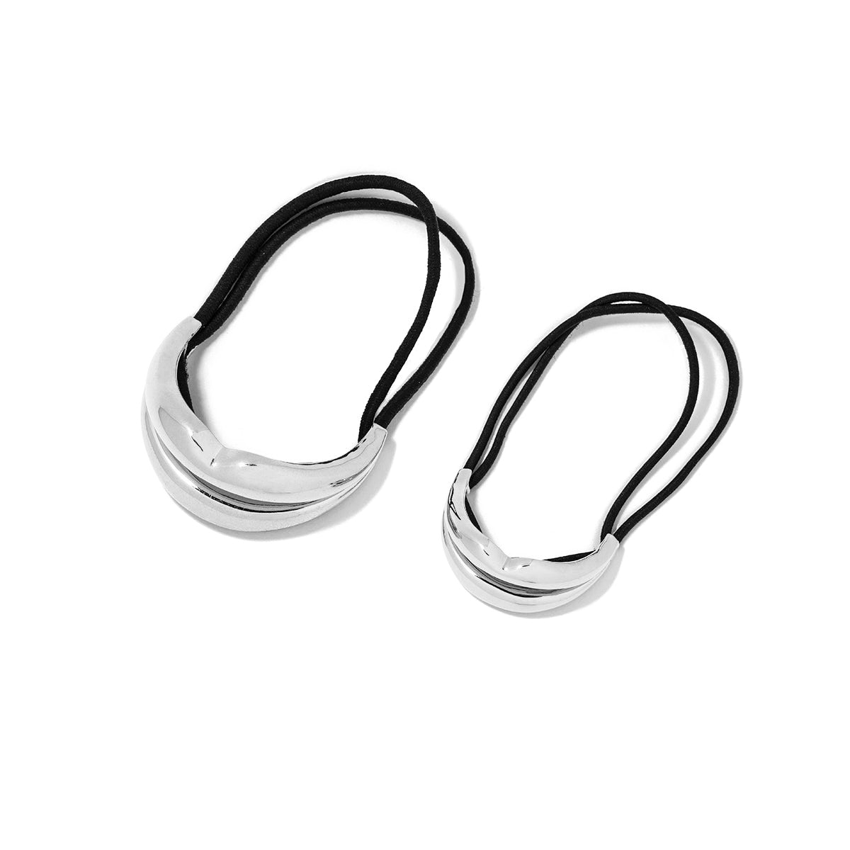 Silver Rosie Lip Hair Band – Minimalist Shine, Maximum Style