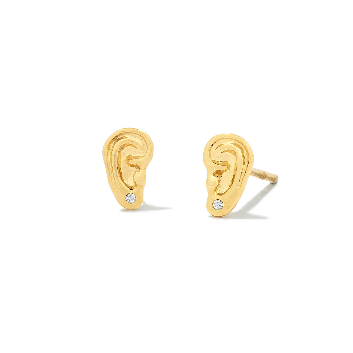 Gold Eavesdrop Ear Studs – Perfect Gift for Someone Special