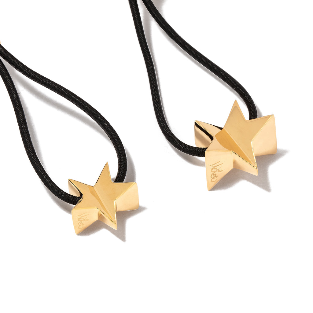 Feminine Charm and Shine – Gold  Star Hair Bauble