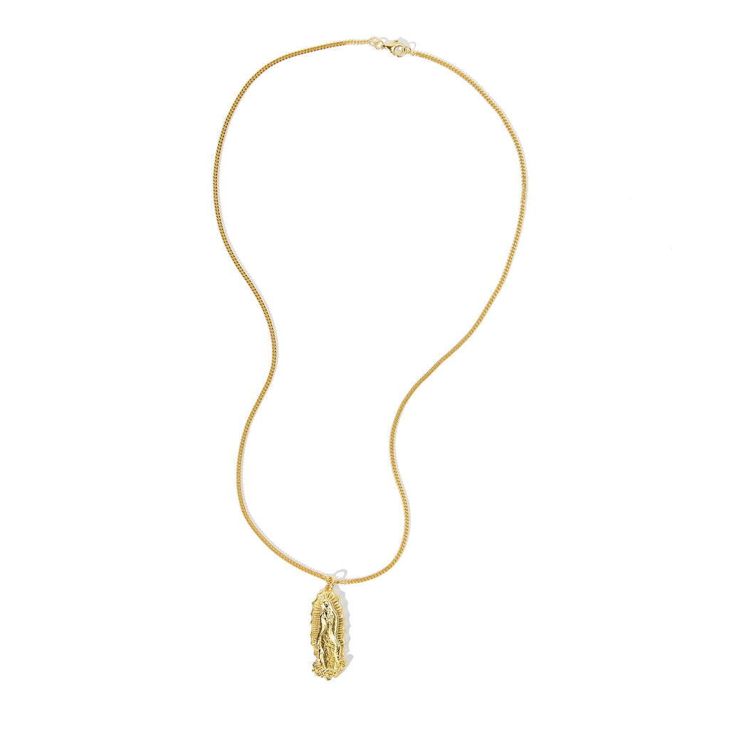 Gold Guadalupe Necklace – Classic Design with Modern Flair